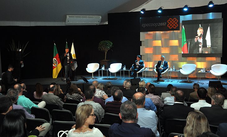 Presidente da FecoAgro/RS, Paulo Pires, no 5° Encontro de Presidentes e Executivos de Cooperativas