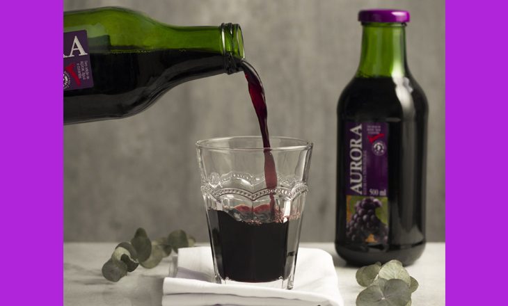 Suco de uva integral Aurora está entre os Melhores Alimentos do Mercado