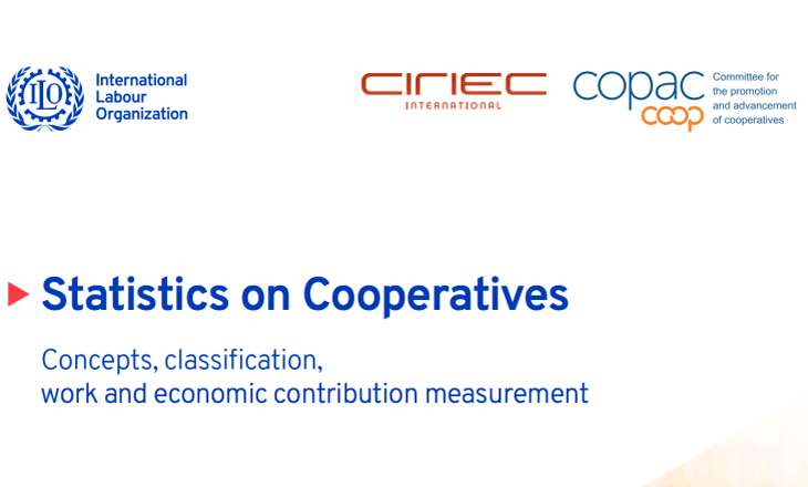 Estatísticas cooperativas: novo livro da OIT, COPAC e CIRIEC
