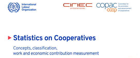 Estatísticas cooperativas: novo livro da OIT, Copac e Ciriec