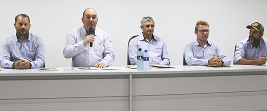Comissão Central da 7ª ExpoAgro Cotricampo recebe imprensa em coletiva oficial