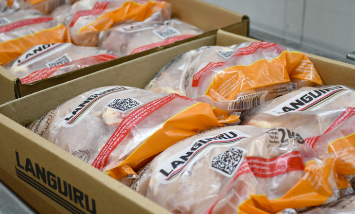 Cooperativa exporta carne de frango para a África do Sul