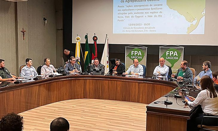 Sistema Ocergs participa de reunião da FPA para ações emergenciais de socorro a agricultores 