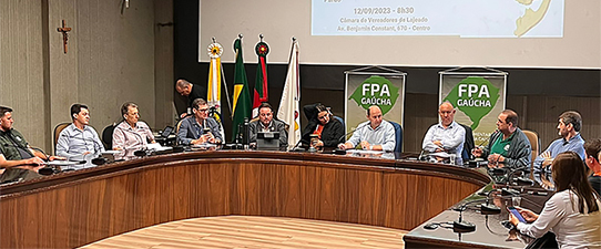 Sistema Ocergs participa de reunião da FPA para ações emergenciais de socorro a agricultores